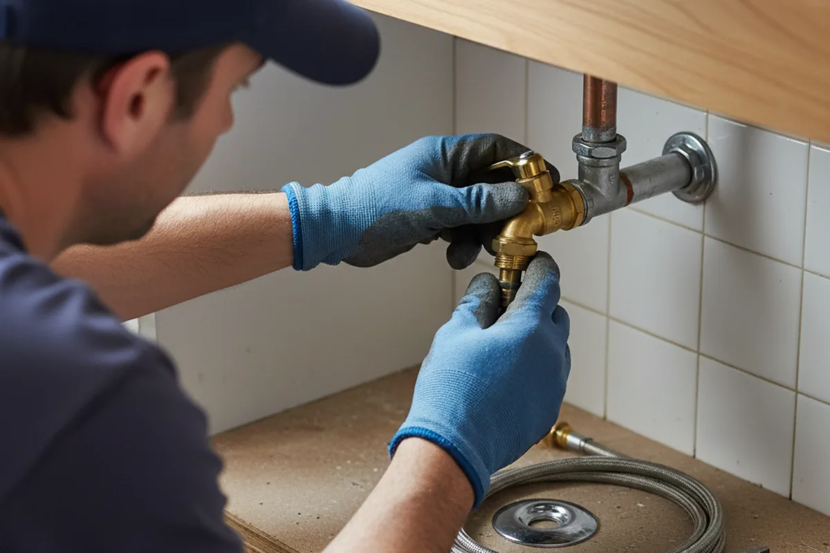 Shutoff valve and fitting work during Repiping in Nehawka